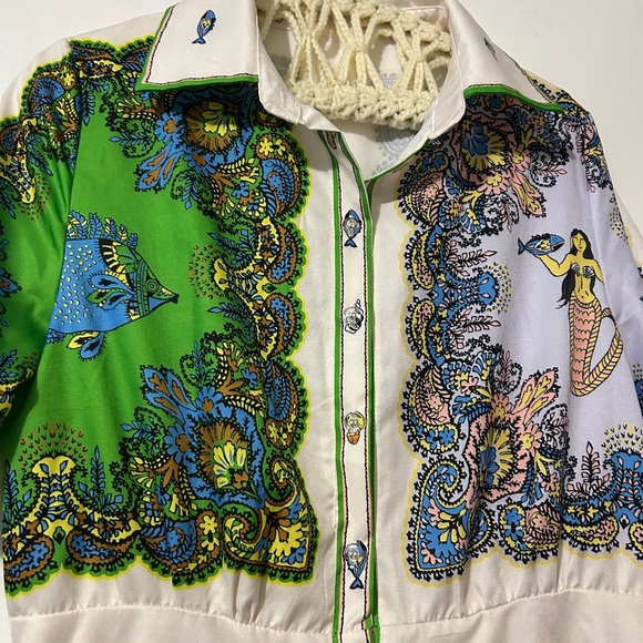 Colorful Paisley Print Midi Dress - Picture 3 of 11